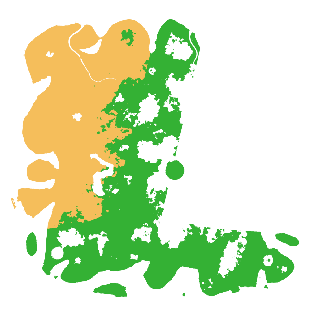 Biome Rust Map: Procedural Map, Size: 4500, Seed: 543070004