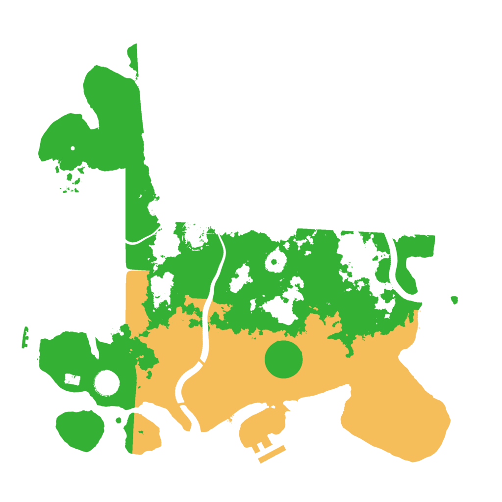 Biome Rust Map: Procedural Map, Size: 3500, Seed: 1549025125