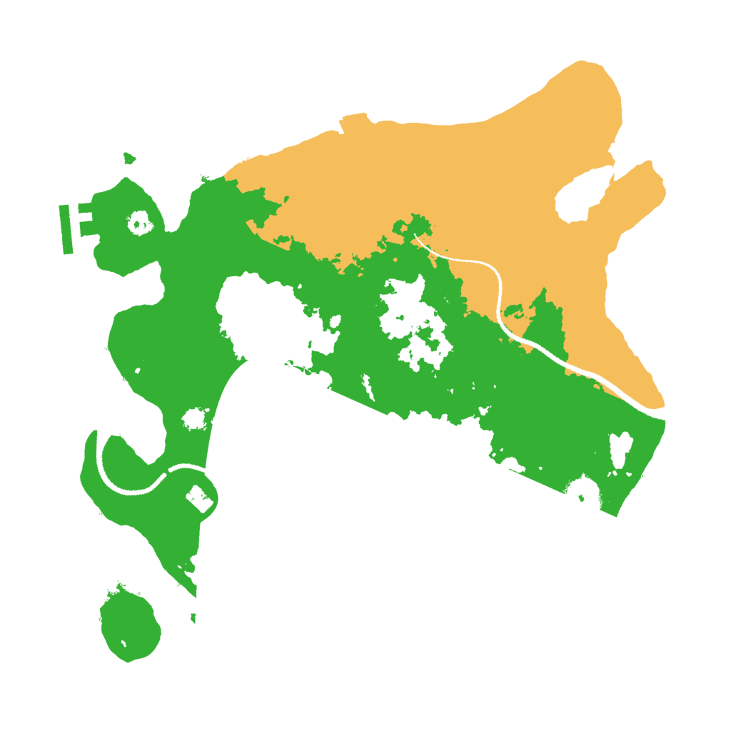 Biome Rust Map: Procedural Map, Size: 3000, Seed: 11282002