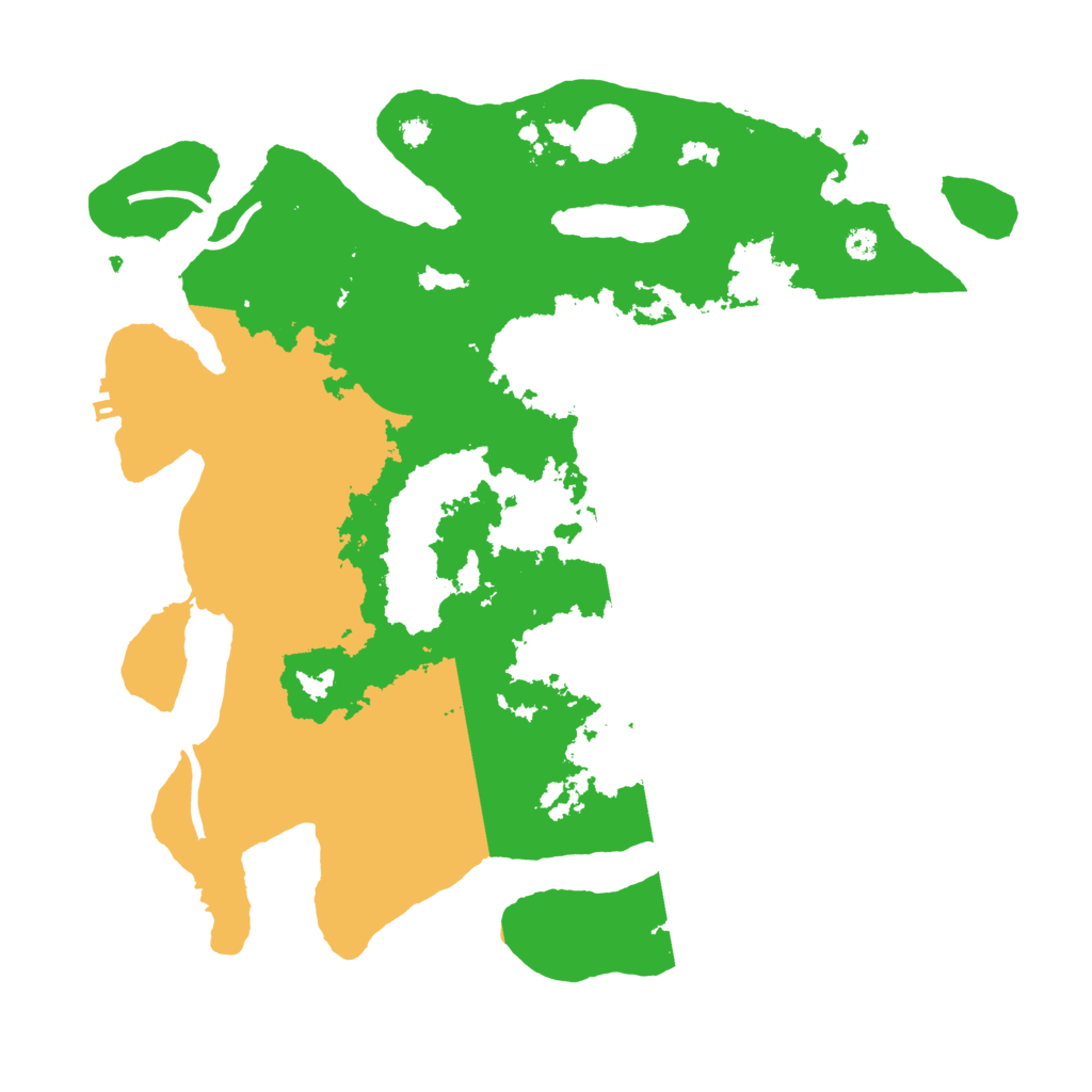 Biome Rust Map: Procedural Map, Size: 3500, Seed: 36733