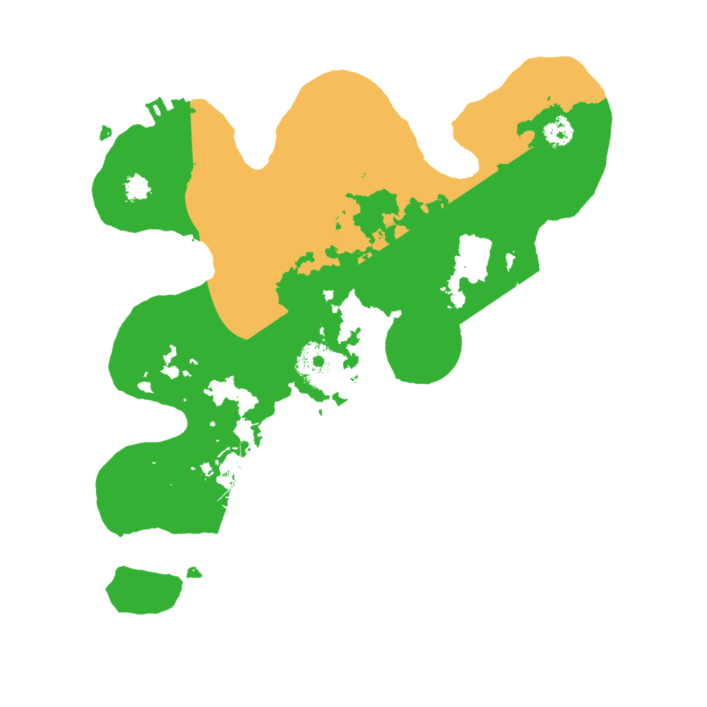 Biome Rust Map: Procedural Map, Size: 2500, Seed: 917715148