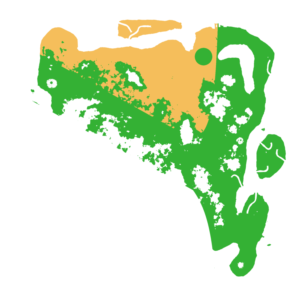 Biome Rust Map: Procedural Map, Size: 4500, Seed: 1286233196