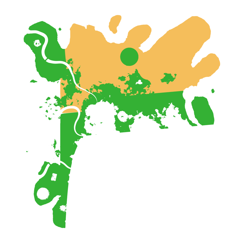 Biome Rust Map: Procedural Map, Size: 3500, Seed: 2139467719