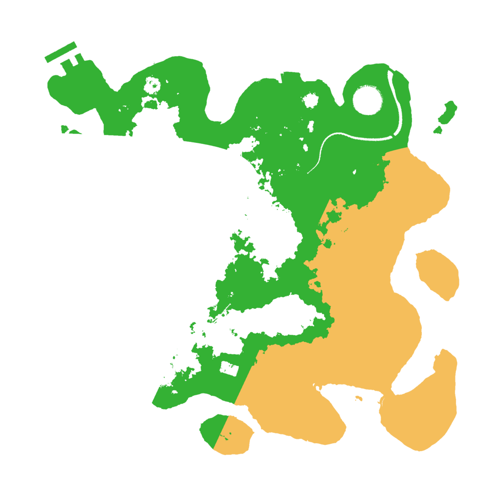 Biome Rust Map: Procedural Map, Size: 3000, Seed: 2818