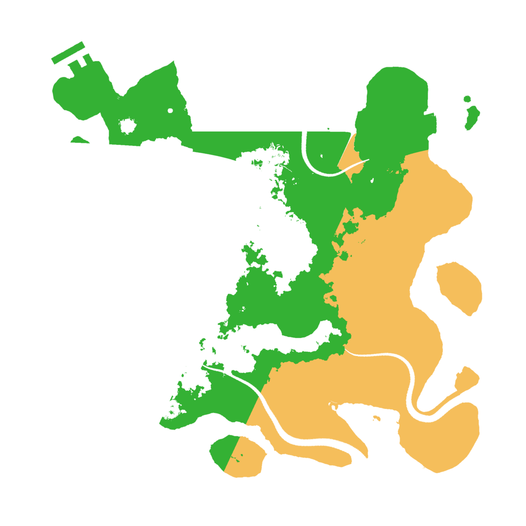 Biome Rust Map: Procedural Map, Size: 3000, Seed: 2818