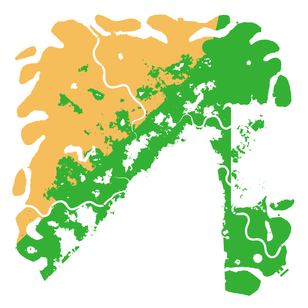Biome Rust Map: Procedural Map, Size: 6000, Seed: 1817016397
