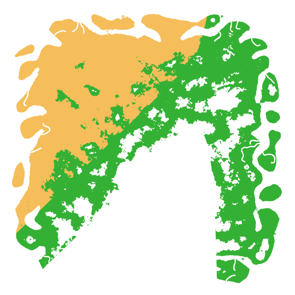 Biome Rust Map: Procedural Map, Size: 6000, Seed: 1817016397