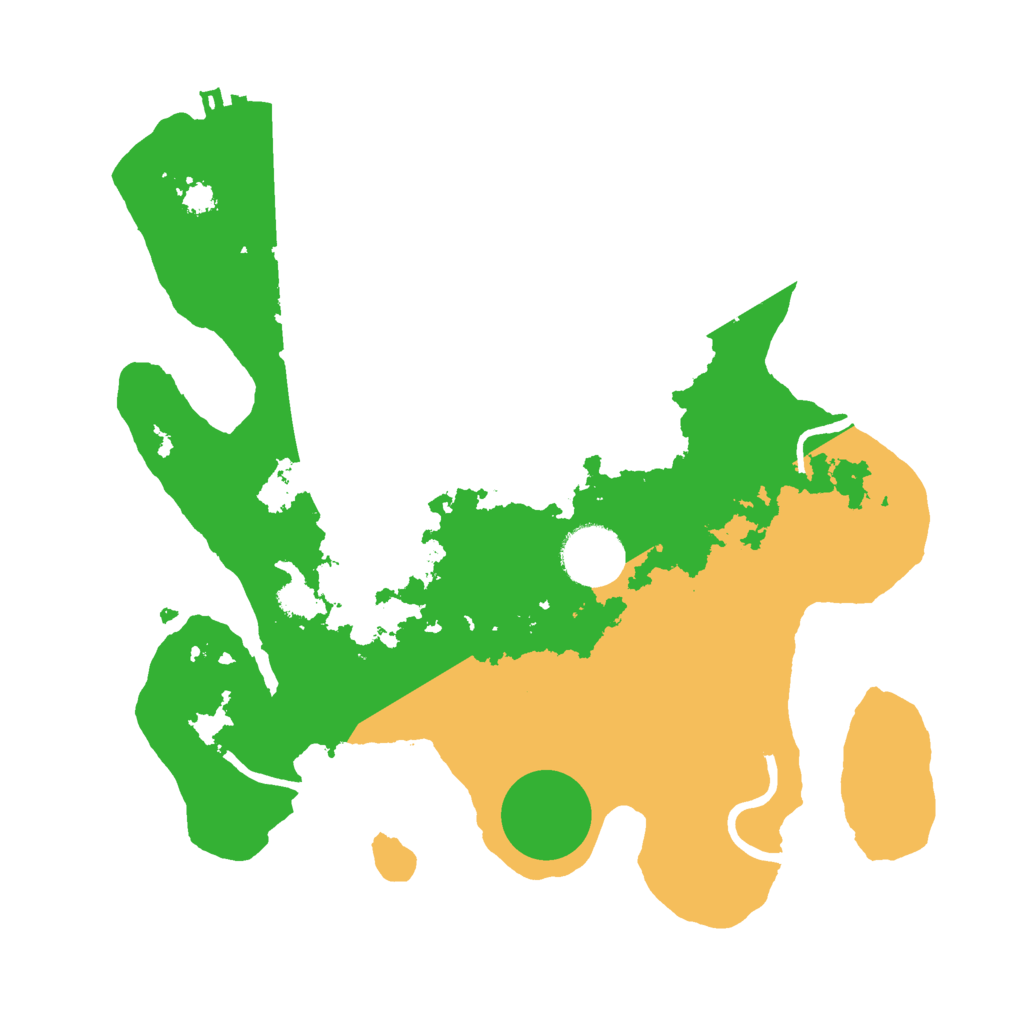 Biome Rust Map: Procedural Map, Size: 3000, Seed: 22032370