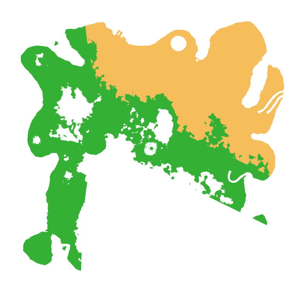 Biome Rust Map: Procedural Map, Size: 3500, Seed: 830037697