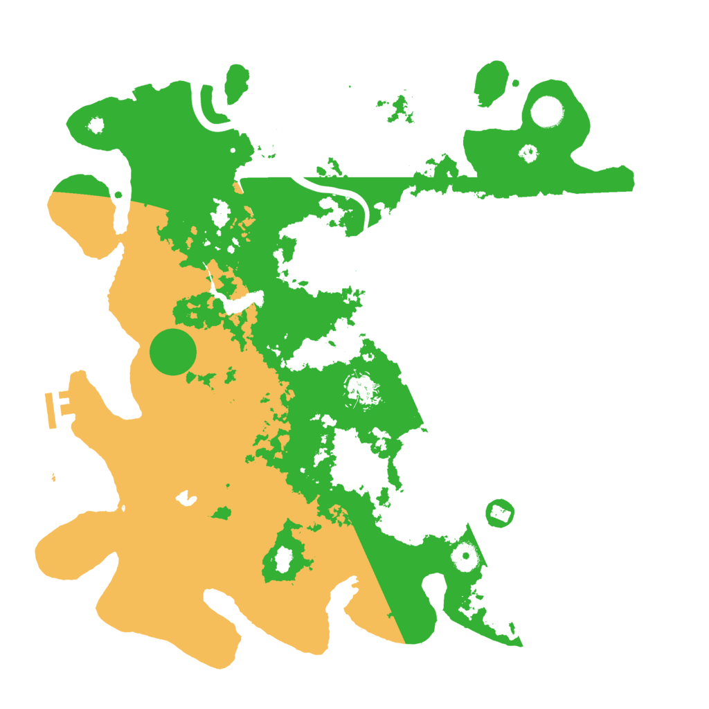 Biome Rust Map: Procedural Map, Size: 4000, Seed: 34399