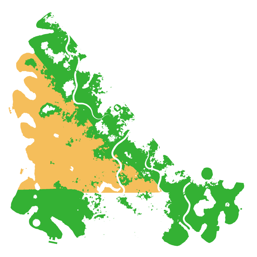 Biome Rust Map: Procedural Map, Size: 6000, Seed: 960873290