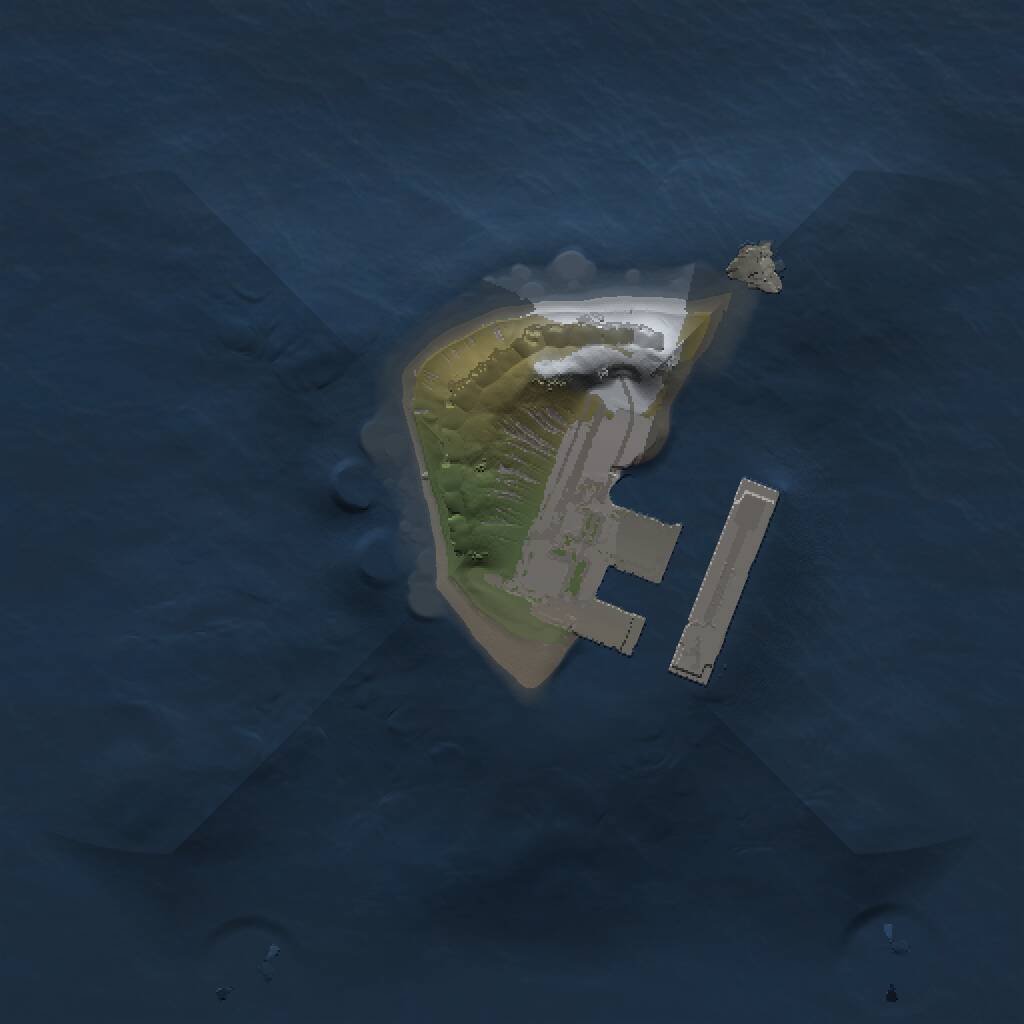 Rust Map: Procedural Map, Size: 1000, Seed: 328879, 2 Monuments