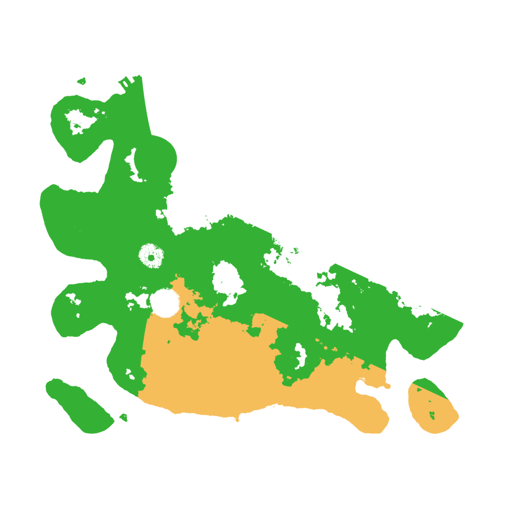 Biome Rust Map: Procedural Map, Size: 3121, Seed: 52997630