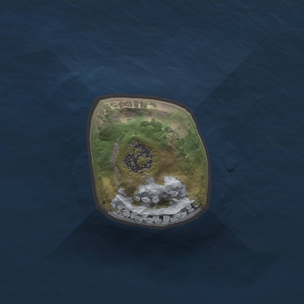 Rust Map: Procedural Map, Size: 1000, Seed: 535480, 3 Monuments