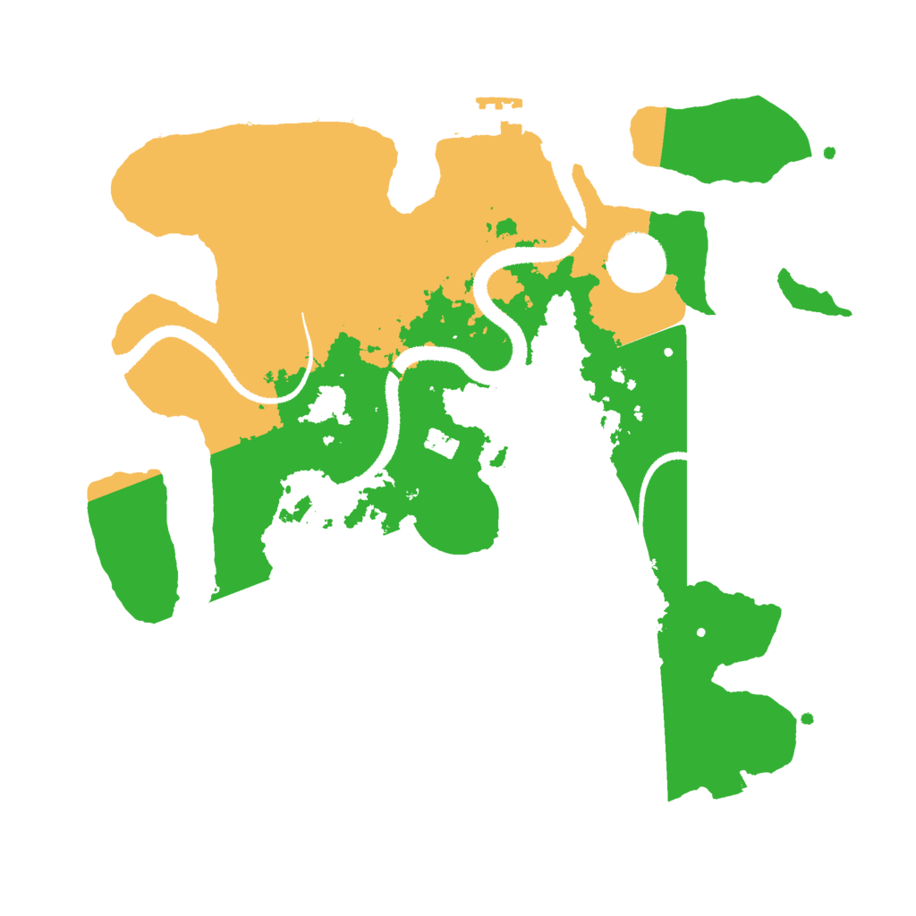 Biome Rust Map: Procedural Map, Size: 3000, Seed: 6481350