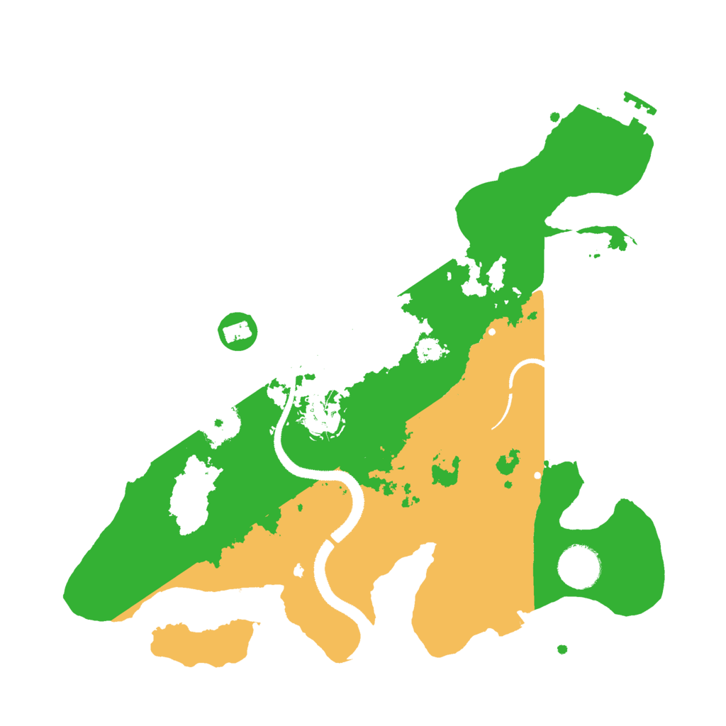 Biome Rust Map: Procedural Map, Size: 3000, Seed: 11783