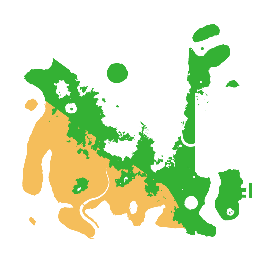Biome Rust Map: Procedural Map, Size: 3500, Seed: 1530762588