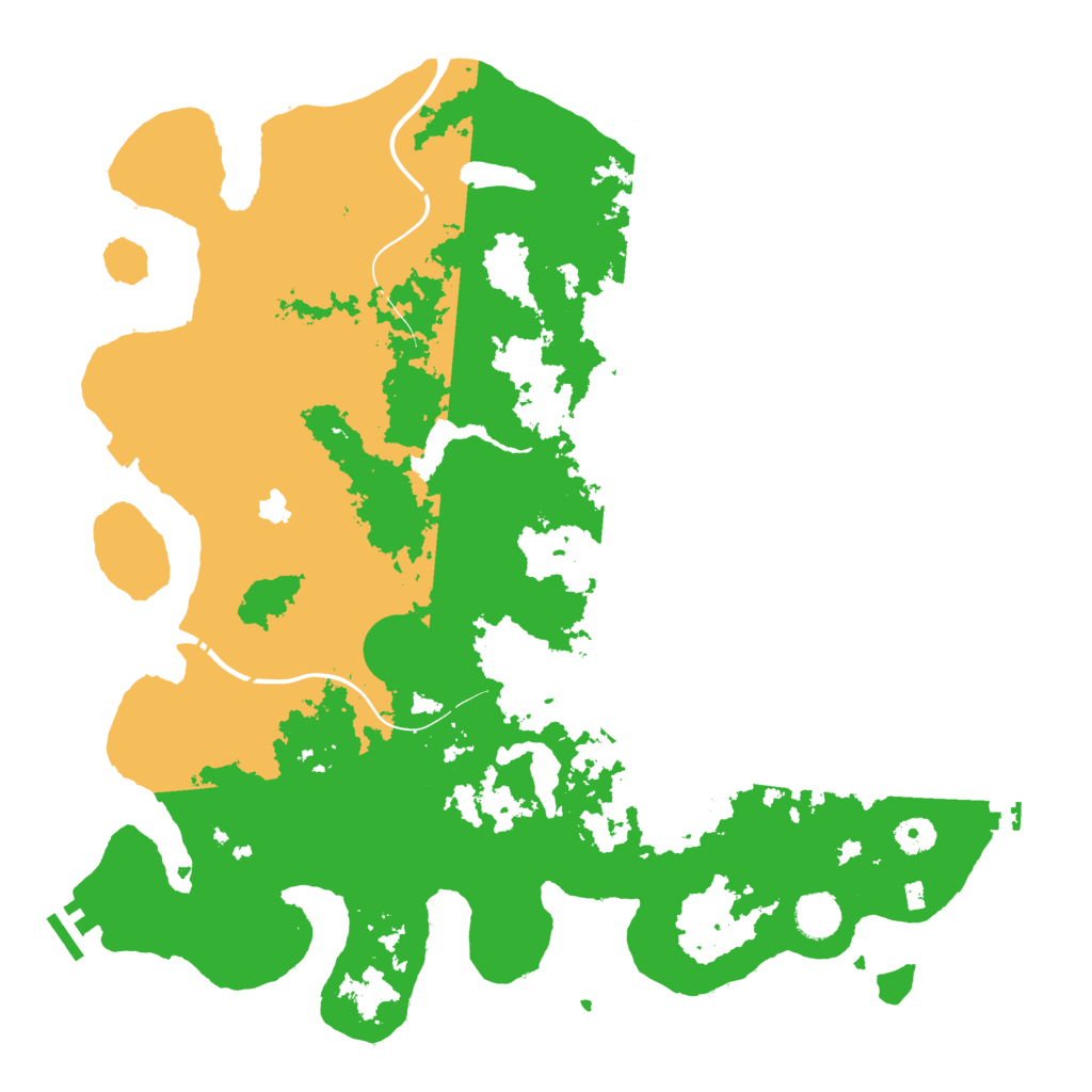 Biome Rust Map: Procedural Map, Size: 4250, Seed: 358831181
