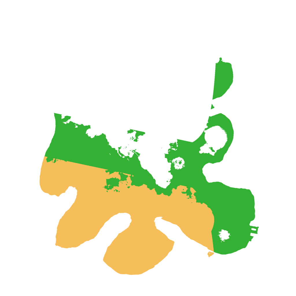 Biome Rust Map: Procedural Map, Size: 2500, Seed: 58997630