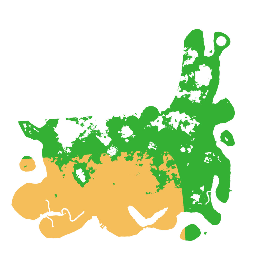 Biome Rust Map: Procedural Map, Size: 4500, Seed: 2074624828