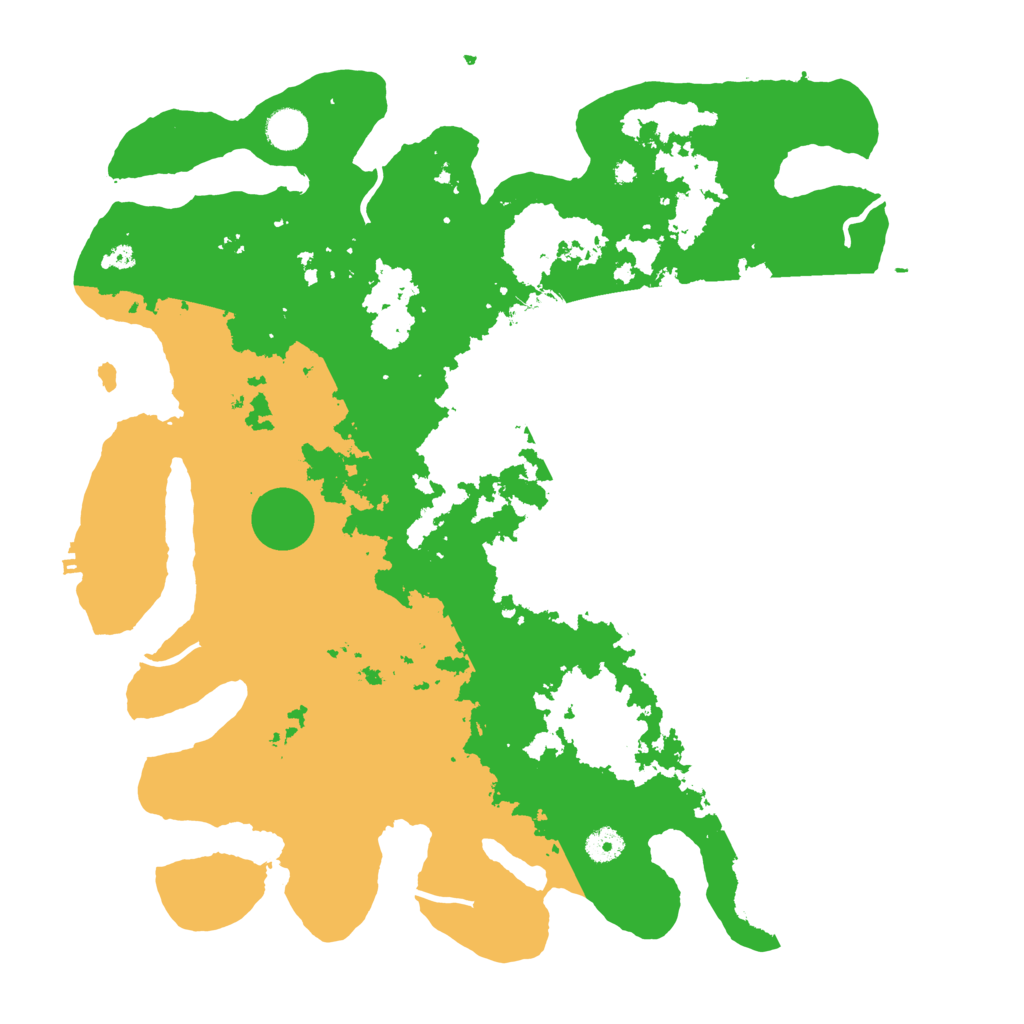 Biome Rust Map: Procedural Map, Size: 4300, Seed: 437194095