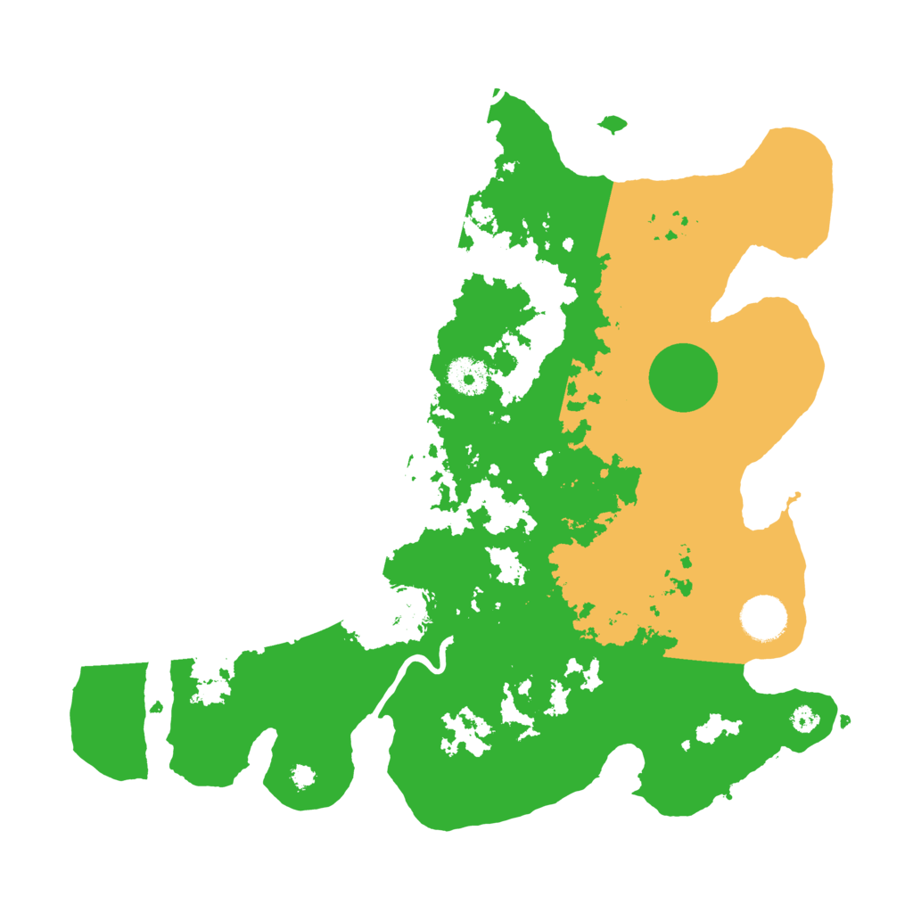 Biome Rust Map: Procedural Map, Size: 3500, Seed: 72193457