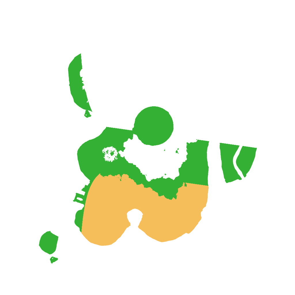 Biome Rust Map: Procedural Map, Size: 2000, Seed: 468116964