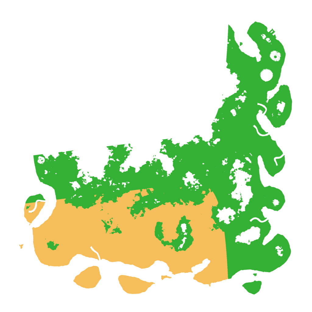 Biome Rust Map: Procedural Map, Size: 4500, Seed: 13722