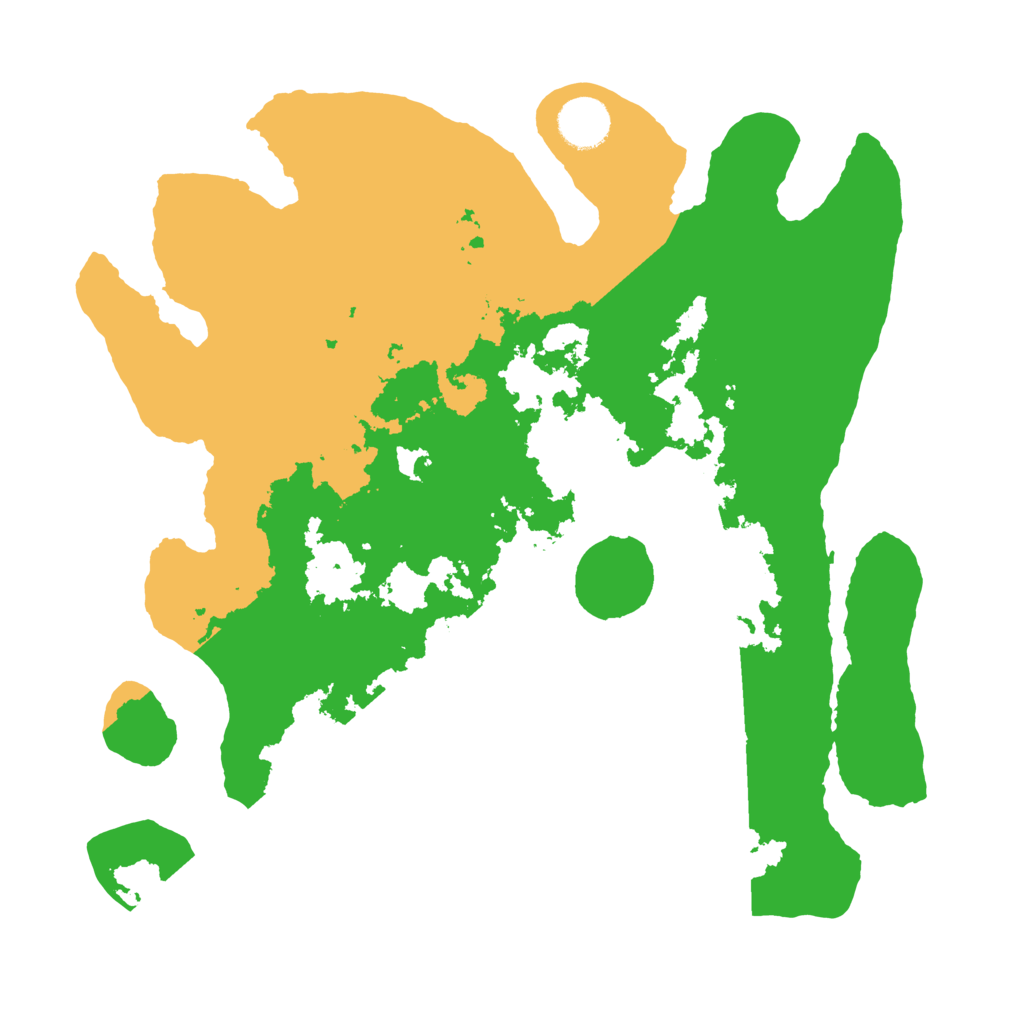 Biome Rust Map: Barren, Size: 3500, Seed: 70994592