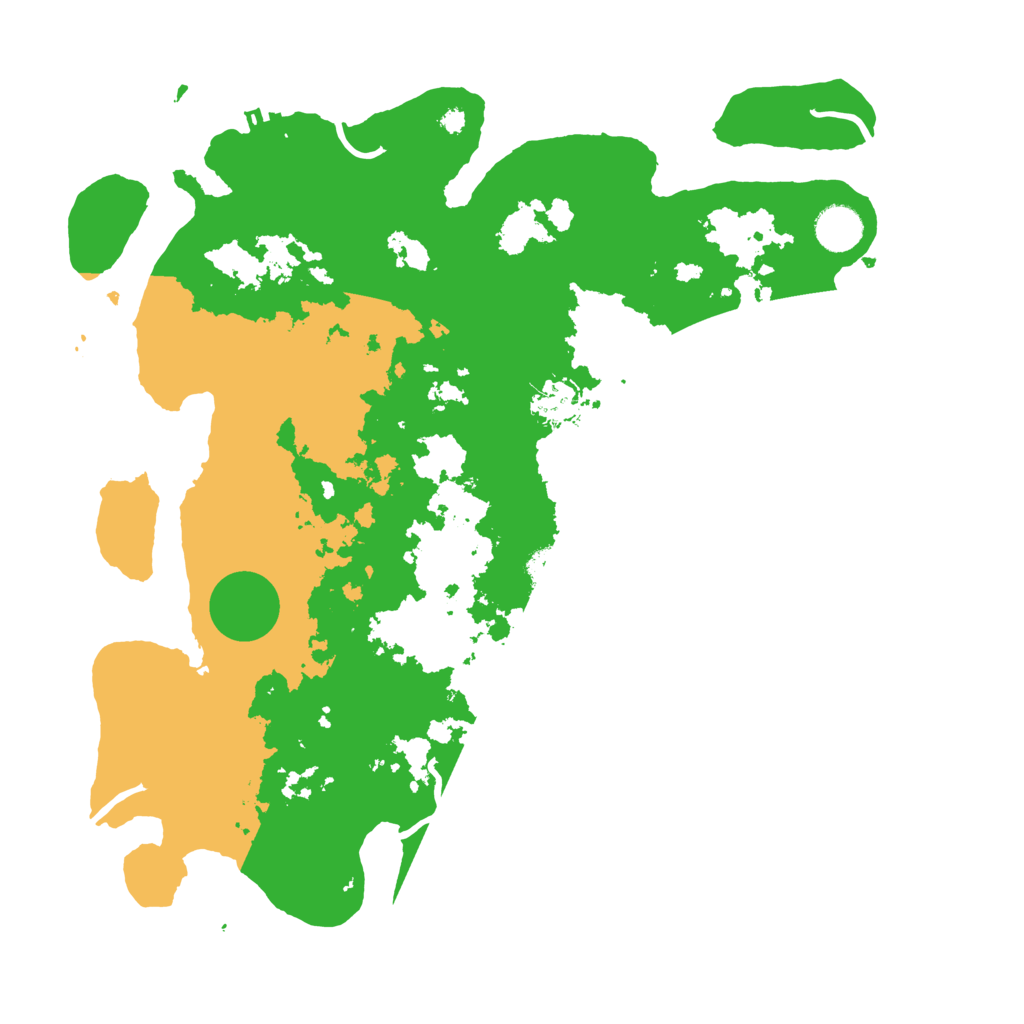 Biome Rust Map: Procedural Map, Size: 3850, Seed: 584442496
