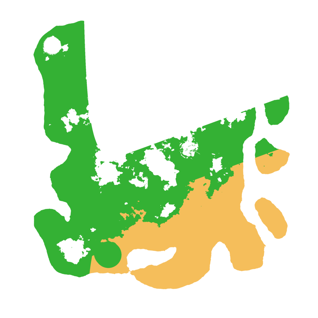 Biome Rust Map: Barren, Size: 3200, Seed: 1613702333