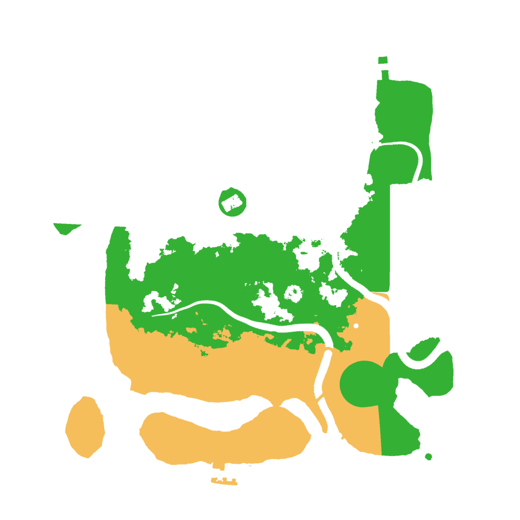 Biome Rust Map: Procedural Map, Size: 3000, Seed: 1674142580