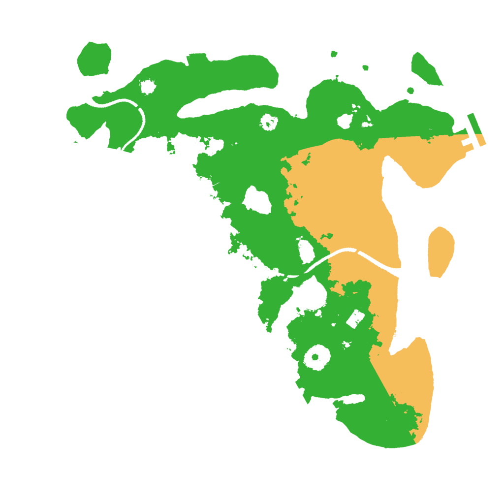 Biome Rust Map: Procedural Map, Size: 3000, Seed: 723708077