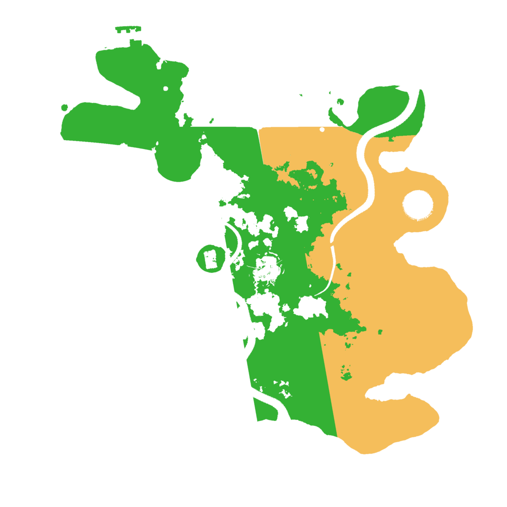 Biome Rust Map: Procedural Map, Size: 3000, Seed: 4375