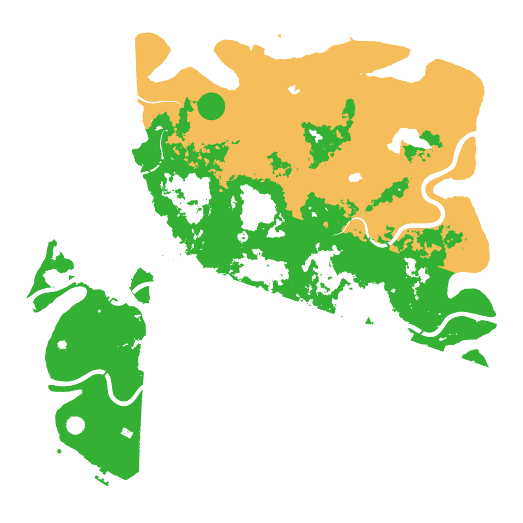 Biome Rust Map: Procedural Map, Size: 5000, Seed: 953286