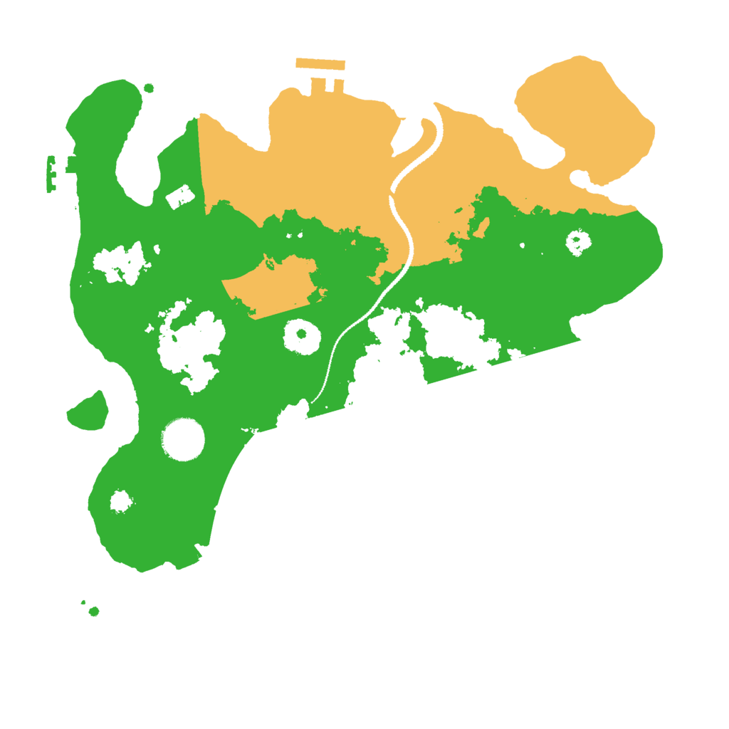Biome Rust Map: Procedural Map, Size: 3000, Seed: 1126611918