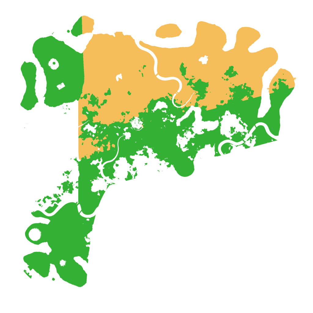 Biome Rust Map: Procedural Map, Size: 4500, Seed: 911302221