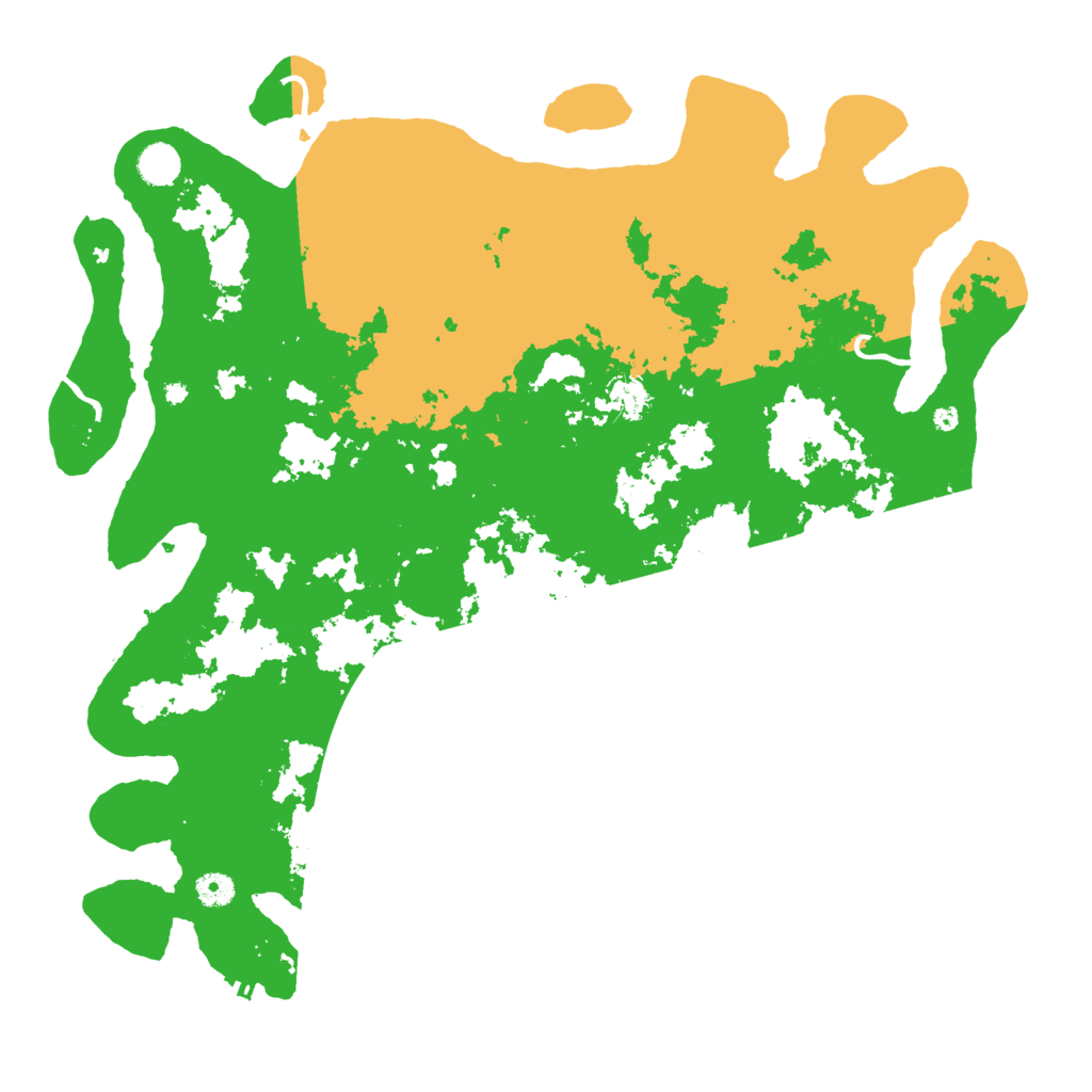 Biome Rust Map: Procedural Map, Size: 4500, Seed: 911302221