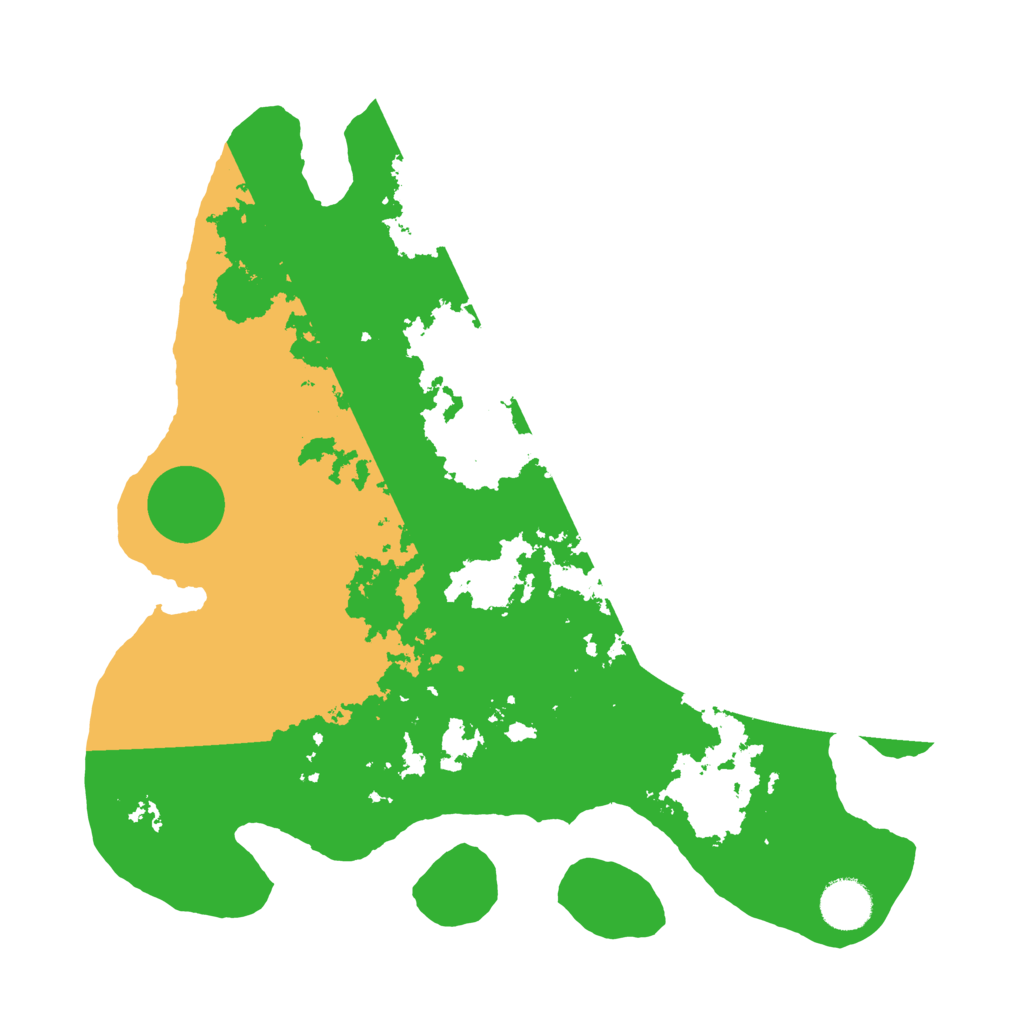 Biome Rust Map: Barren, Size: 3500, Seed: 1111909552