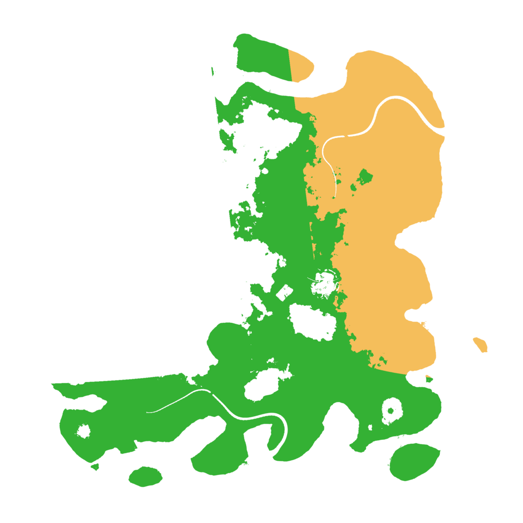 Biome Rust Map: Procedural Map, Size: 3500, Seed: 785248979
