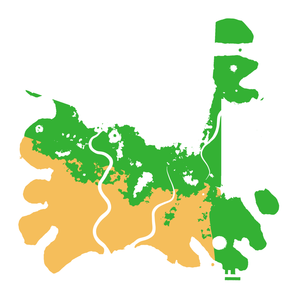 Biome Rust Map: Procedural Map, Size: 3850, Seed: 24620428