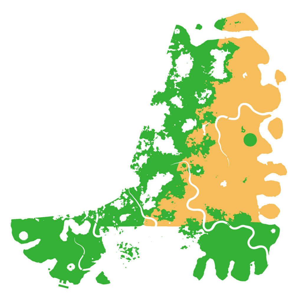 Biome Rust Map: Procedural Map, Size: 6000, Seed: 112202201