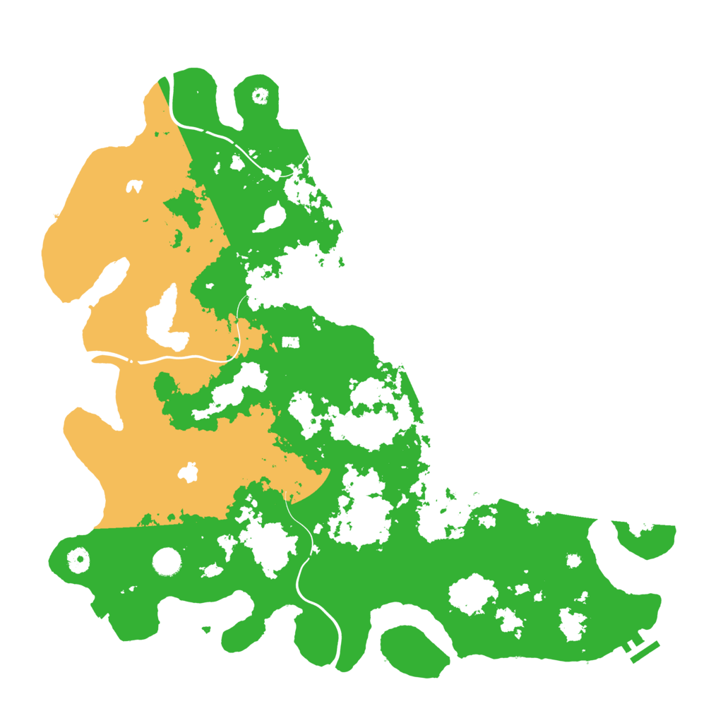 Biome Rust Map: Procedural Map, Size: 4500, Seed: 189956421