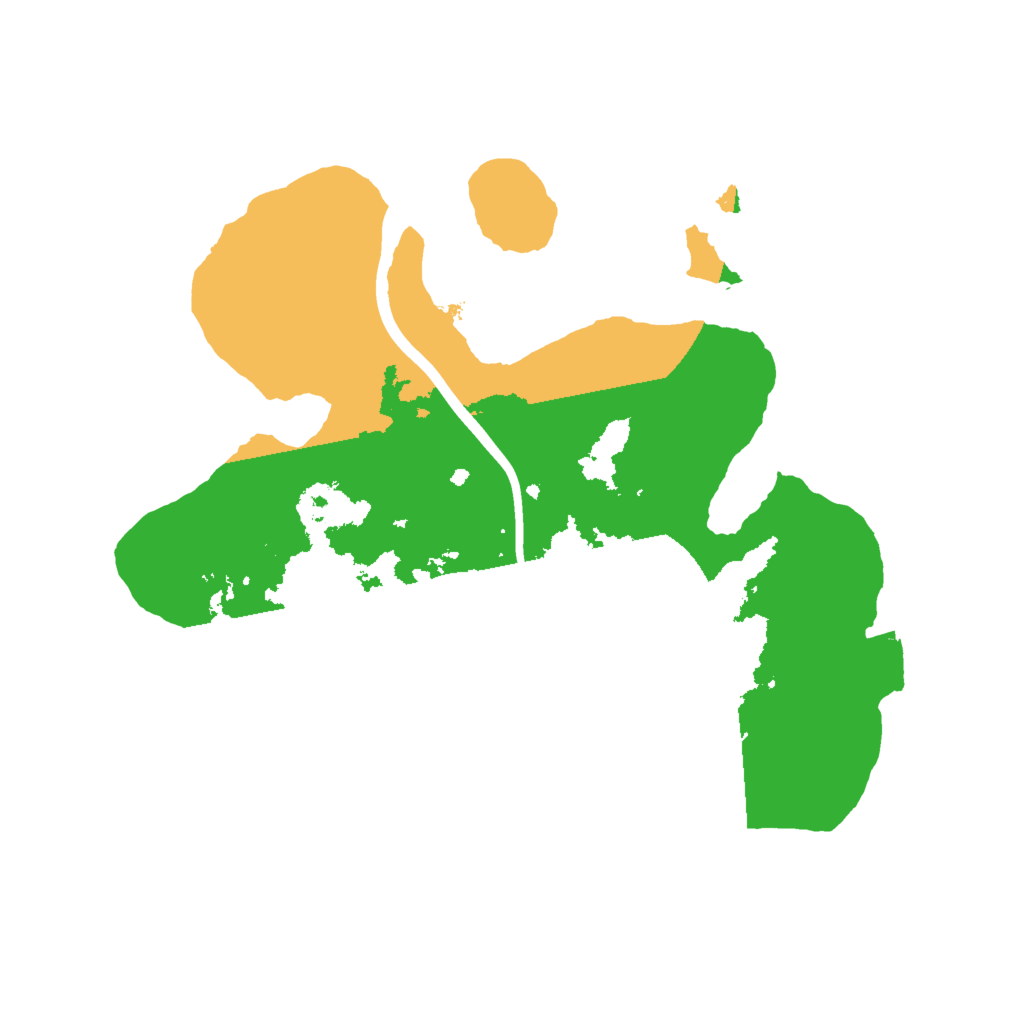 Biome Rust Map: Procedural Map, Size: 2000, Seed: 2041481898