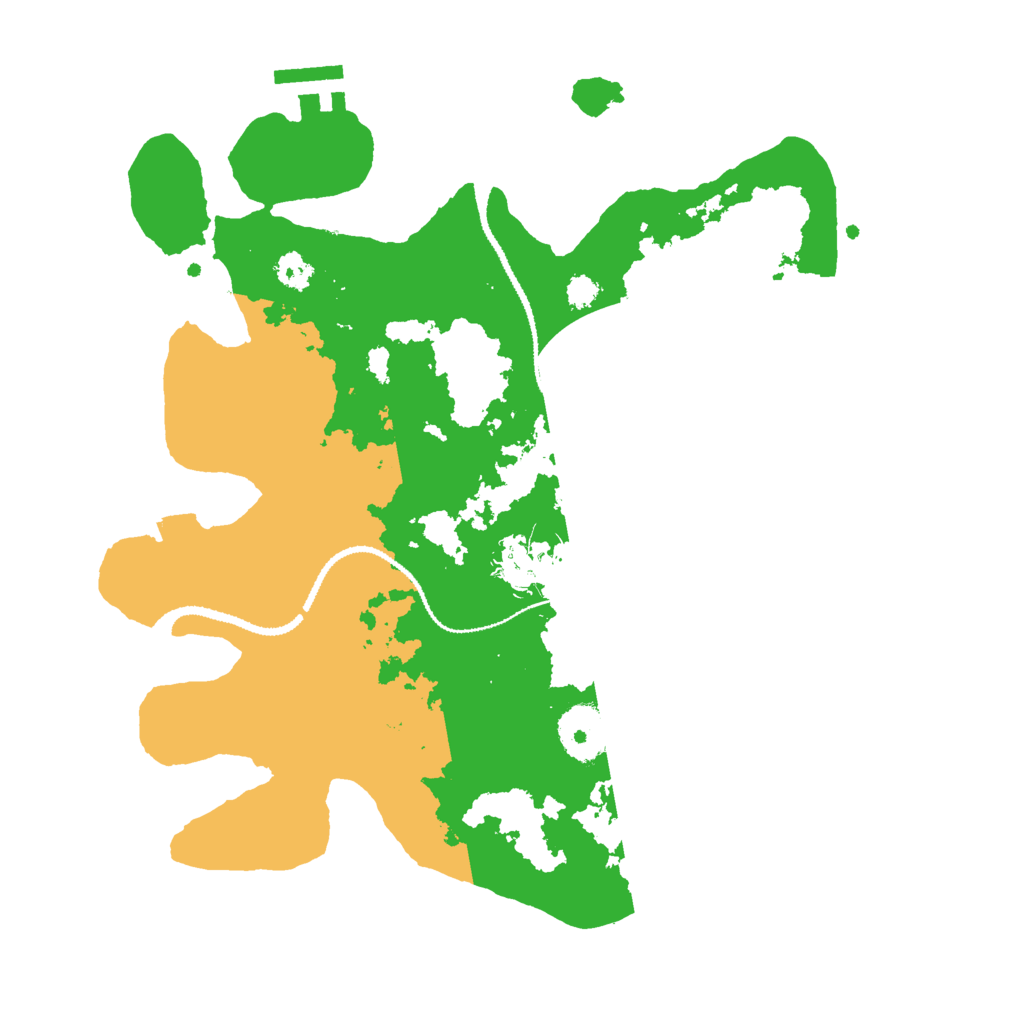 Biome Rust Map: Procedural Map, Size: 3000, Seed: 44349