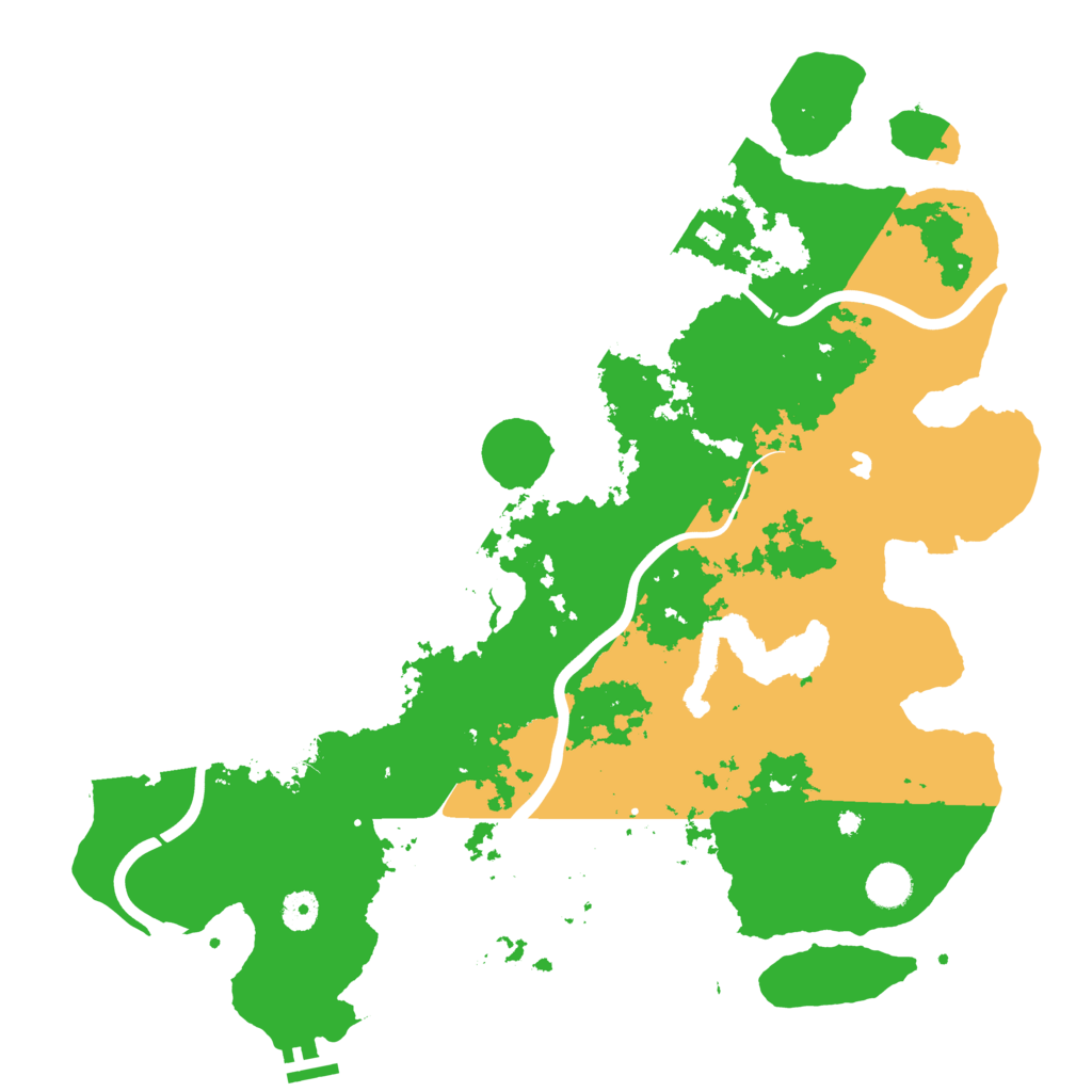 Biome Rust Map: Procedural Map, Size: 4250, Seed: 13358