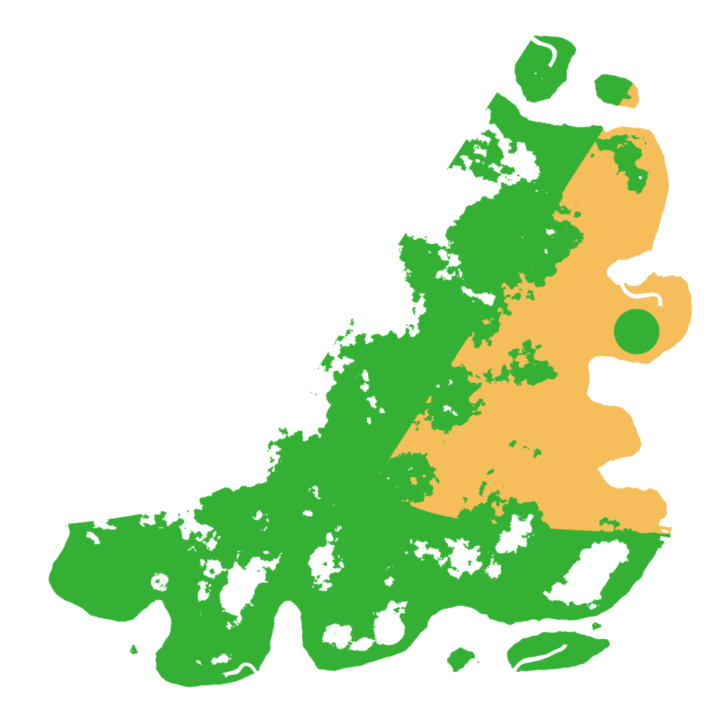 Biome Rust Map: Procedural Map, Size: 4250, Seed: 13358