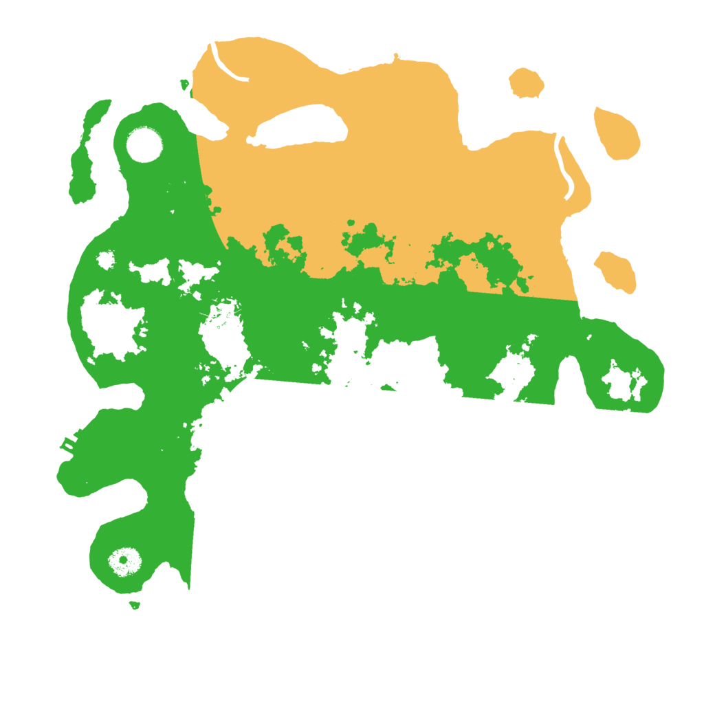 Biome Rust Map: Procedural Map, Size: 3500, Seed: 796266318