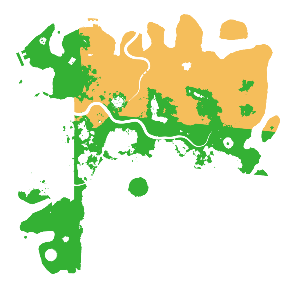 Biome Rust Map: Procedural Map, Size: 4300, Seed: 458121508