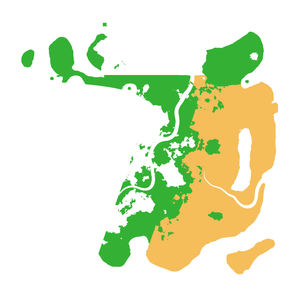 Biome Rust Map: Procedural Map, Size: 3400, Seed: 1132395917